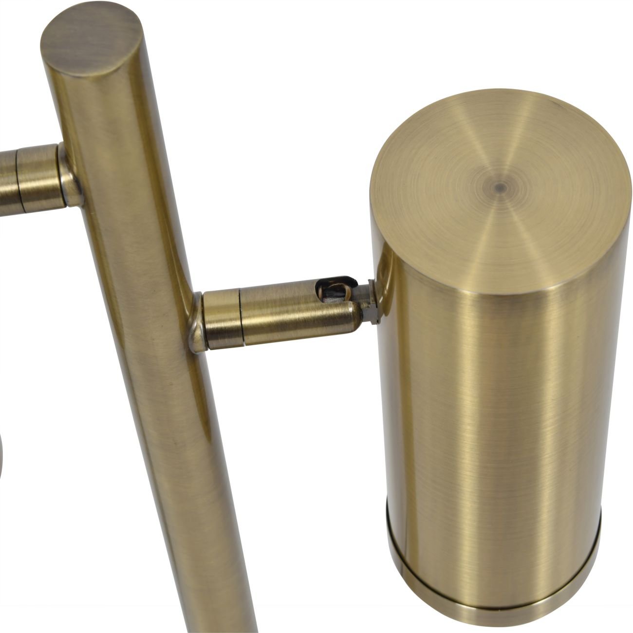 Stukely Gold Double Spotlight Table Lamp